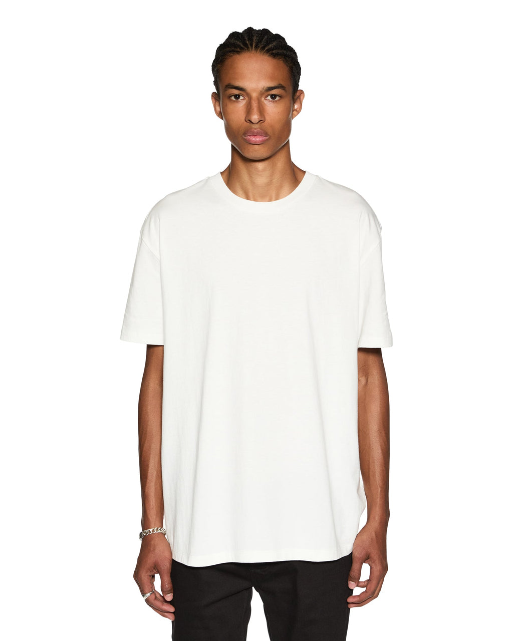 MENS BIGGIE SS TEE WORN IN WHITE TEES