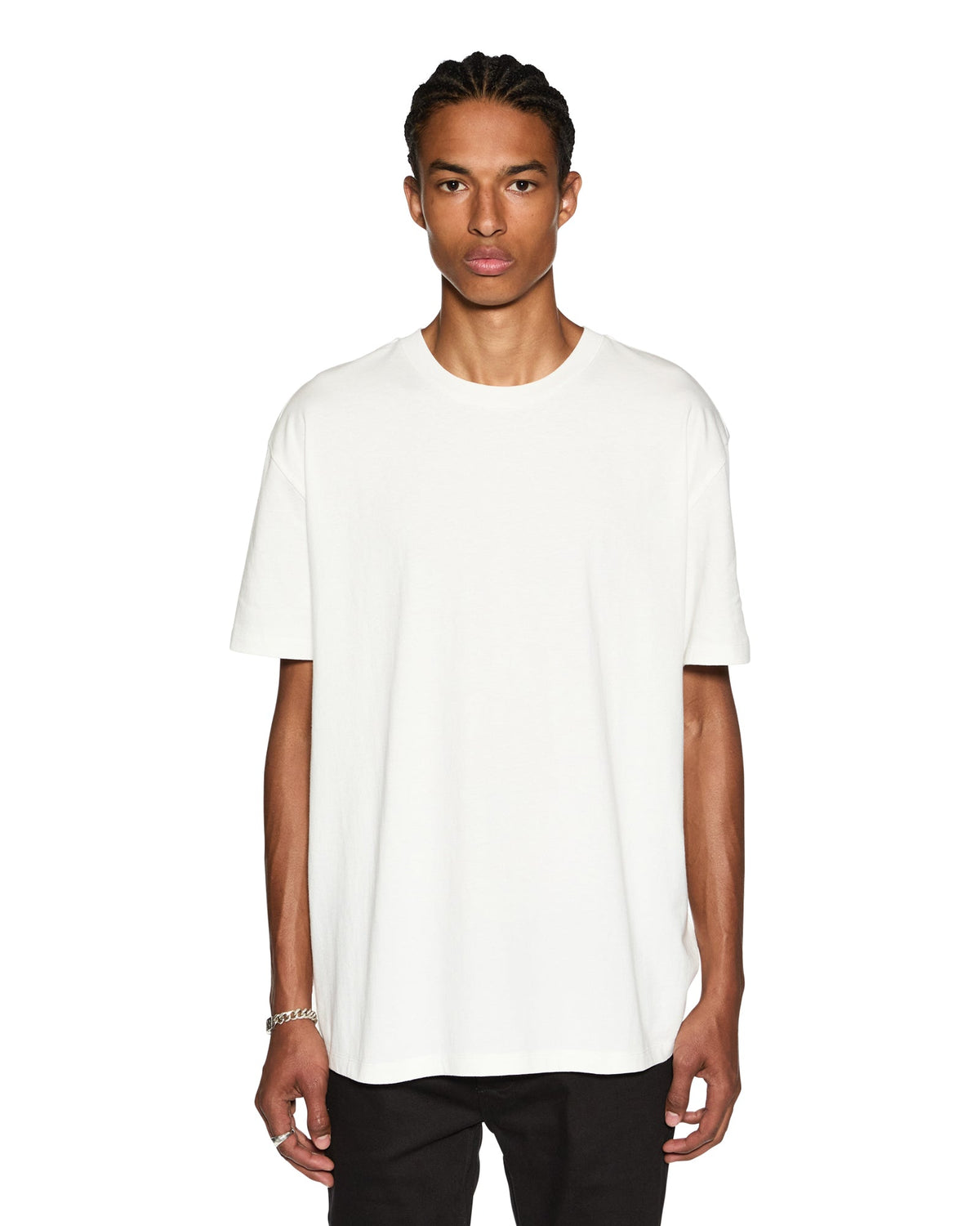 MENS BIGGIE SS TEE WORN IN WHITE TEES