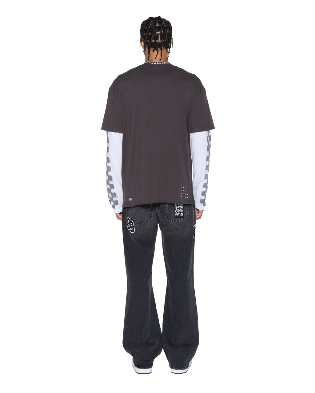 MENS ENGINE LS LAYER TEE FADED BLACK TEES