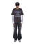MENS  BRONKO ROADHOUSE BLACK PATCHED BOOTCUT DENIM JEANS