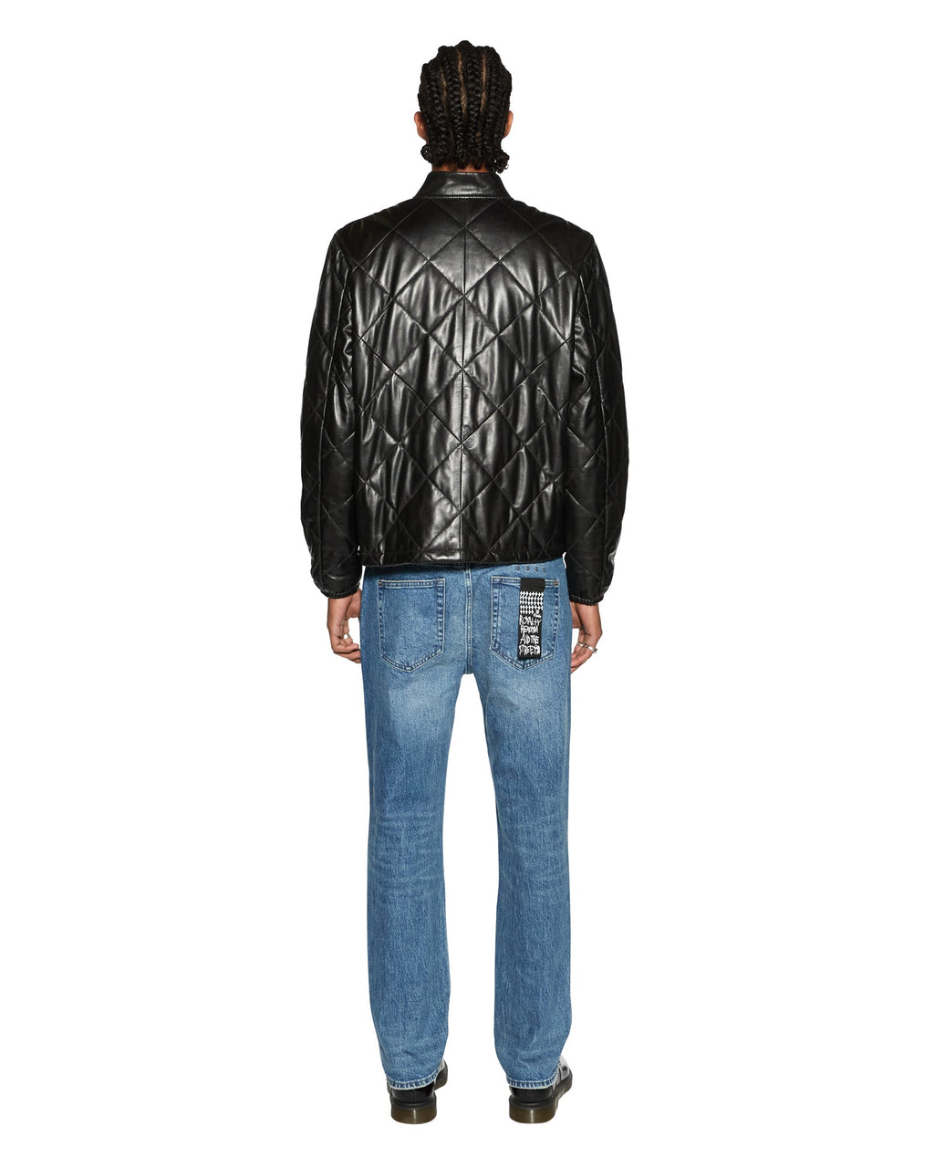 Mens Eclipse Quilted Bomber Black Regular Jackets - Black