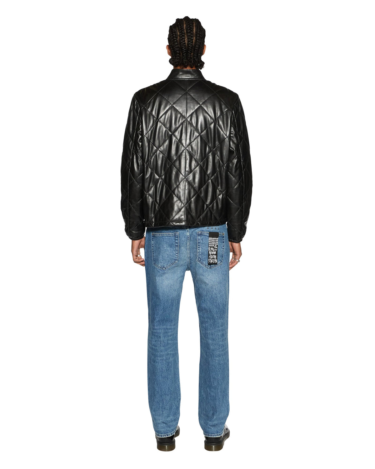 Mens Eclipse Quilted Bomber Black Regular Jackets - Black