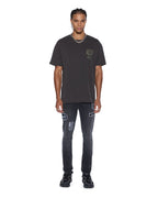 MENS GARAGE BIGGIE SS TEE FADED BLACK TEES