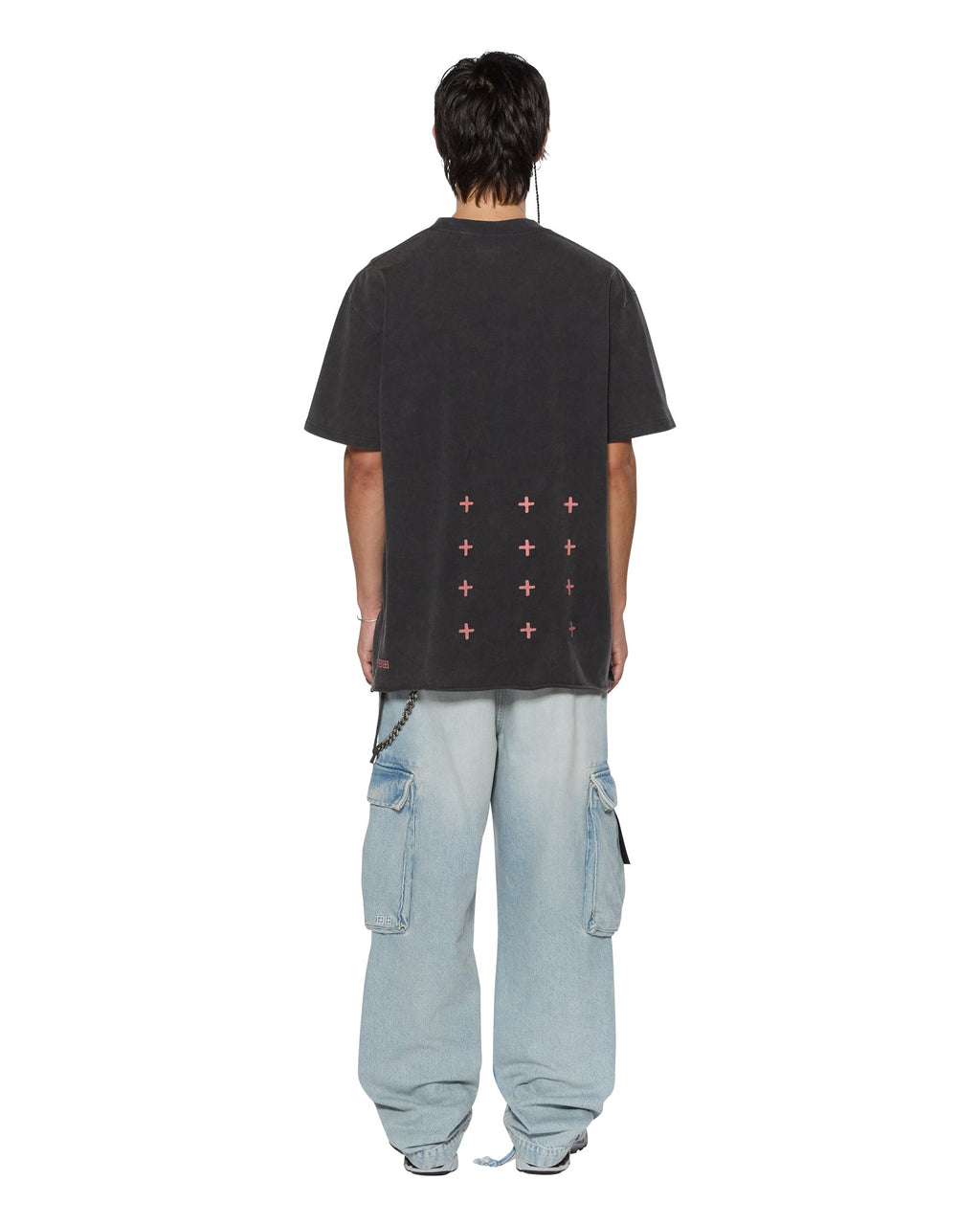 MENS ISLAND BIGGIE SS TEE FADED BLACK TEES