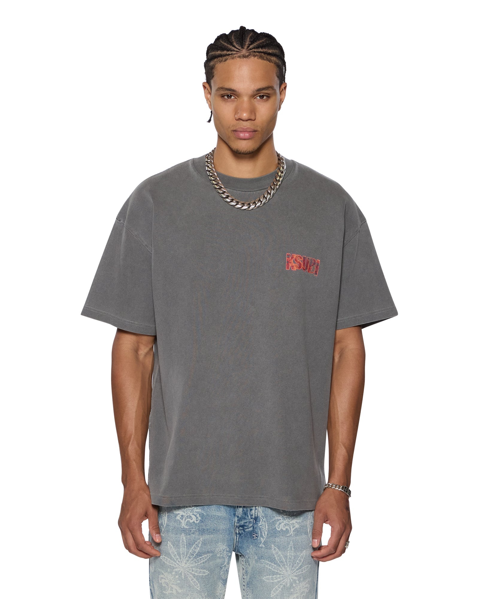 KICKSTART EKCESS SS TEE CHARCOAL