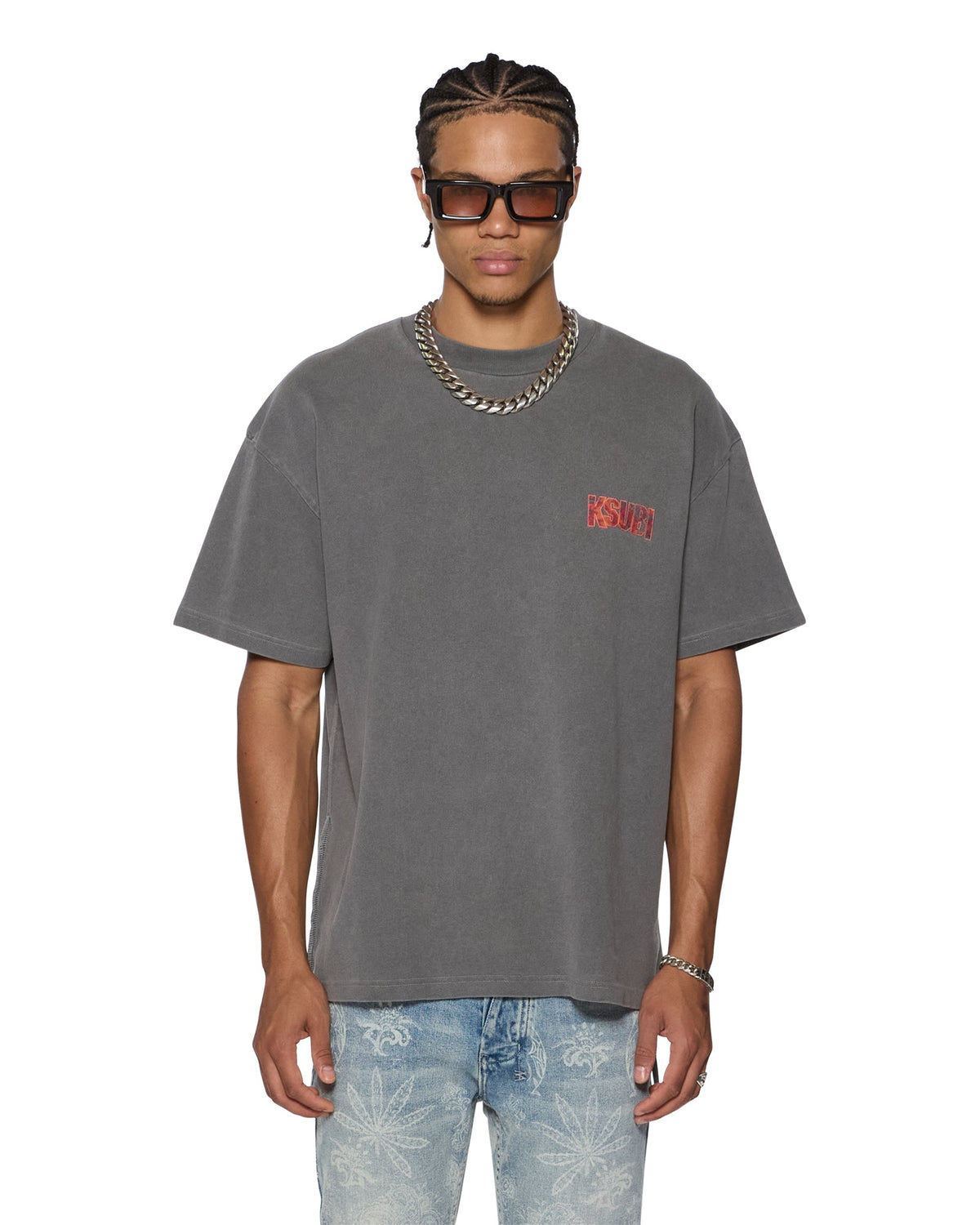 KICKSTART EKCESS SS TEE CHARCOAL