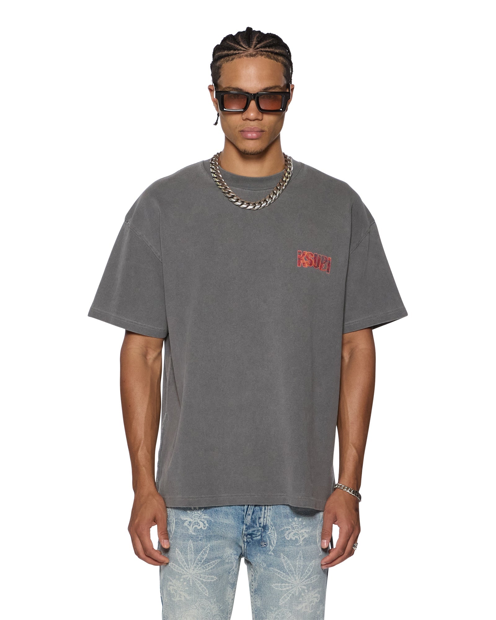 KICKSTART EKCESS SS TEE CHARCOAL