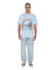 MENS  LAST SUMMER BIGGIE SS TEE BLUE MIST OVERSIZED TEES