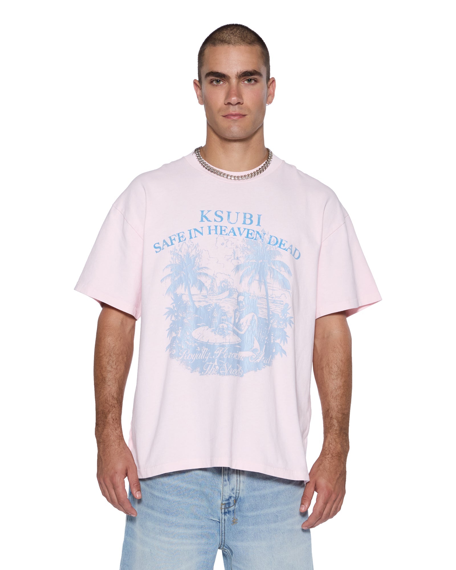 MENS PARADISO EKCESS SS TEE ICE QUARTZ OVERSIZED TEES