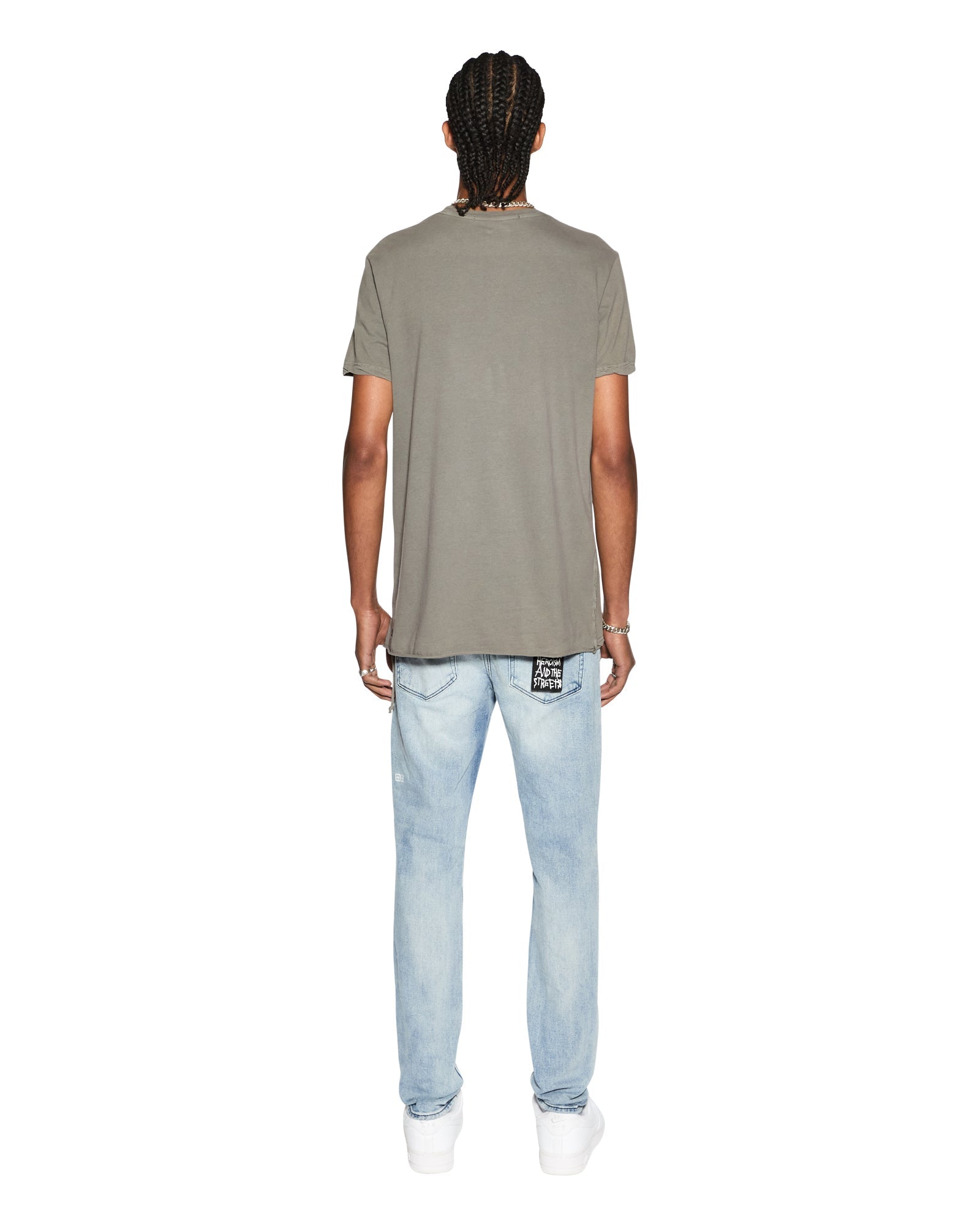 SEEING LINES SS TEE VINTAGE GREY