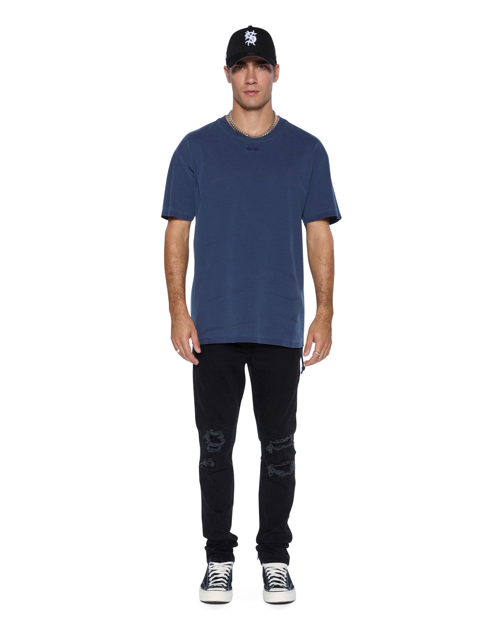 MENS  STITCH UP BIGGIE SS TEE DEEP OVERSIZED TEES