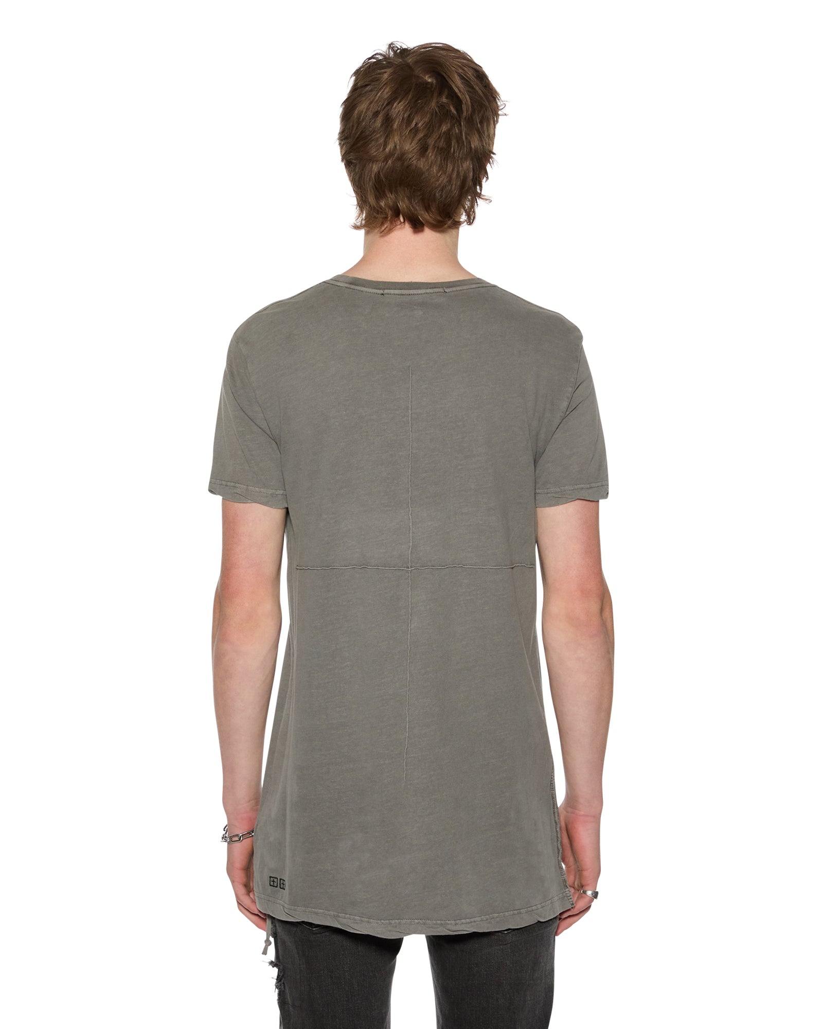 MENS SIOUX SS TEE VINTAGE GREY TEES