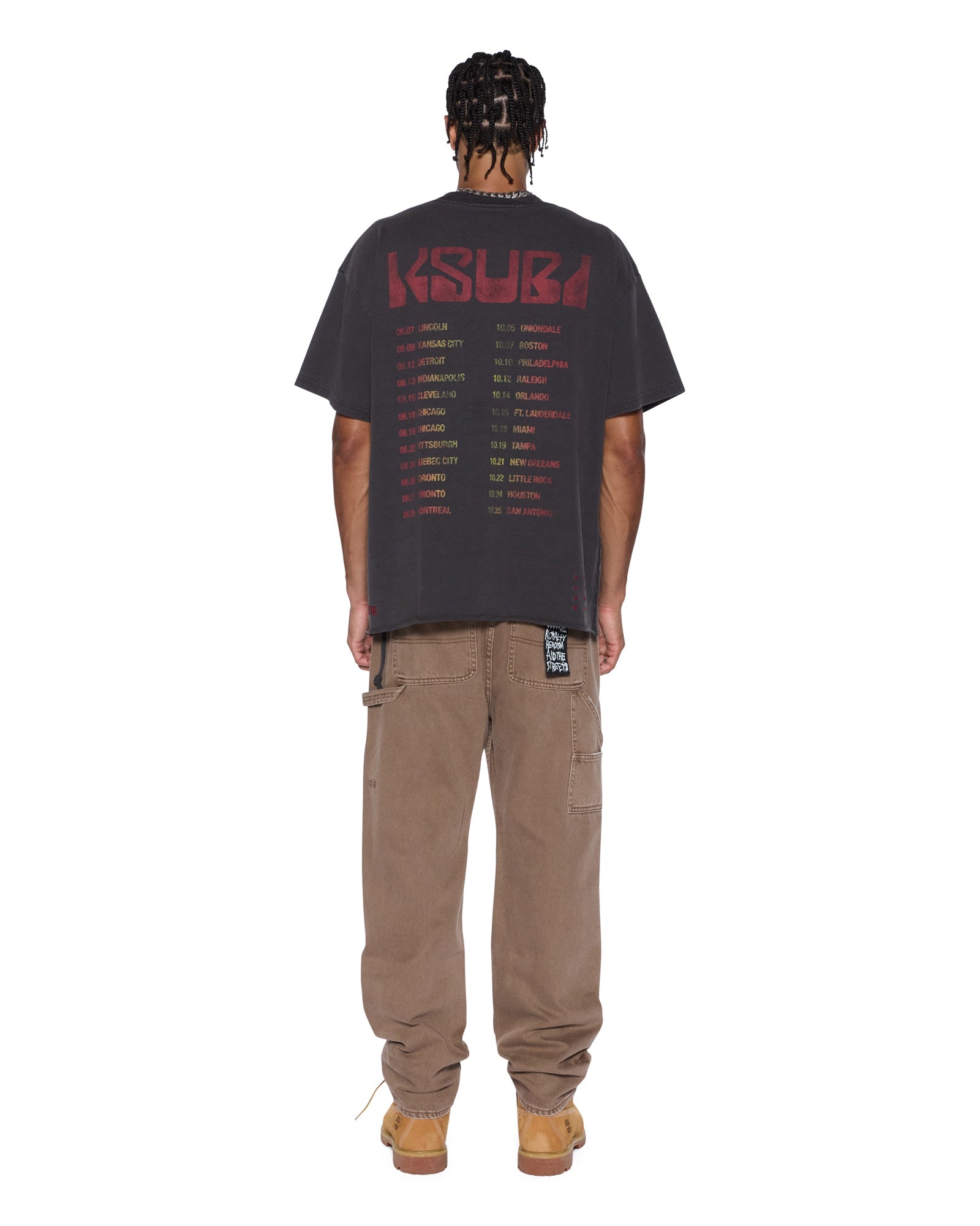 MENS  VENOM EKCESS SS TEE FADED BLACK OVERSIZED TEES