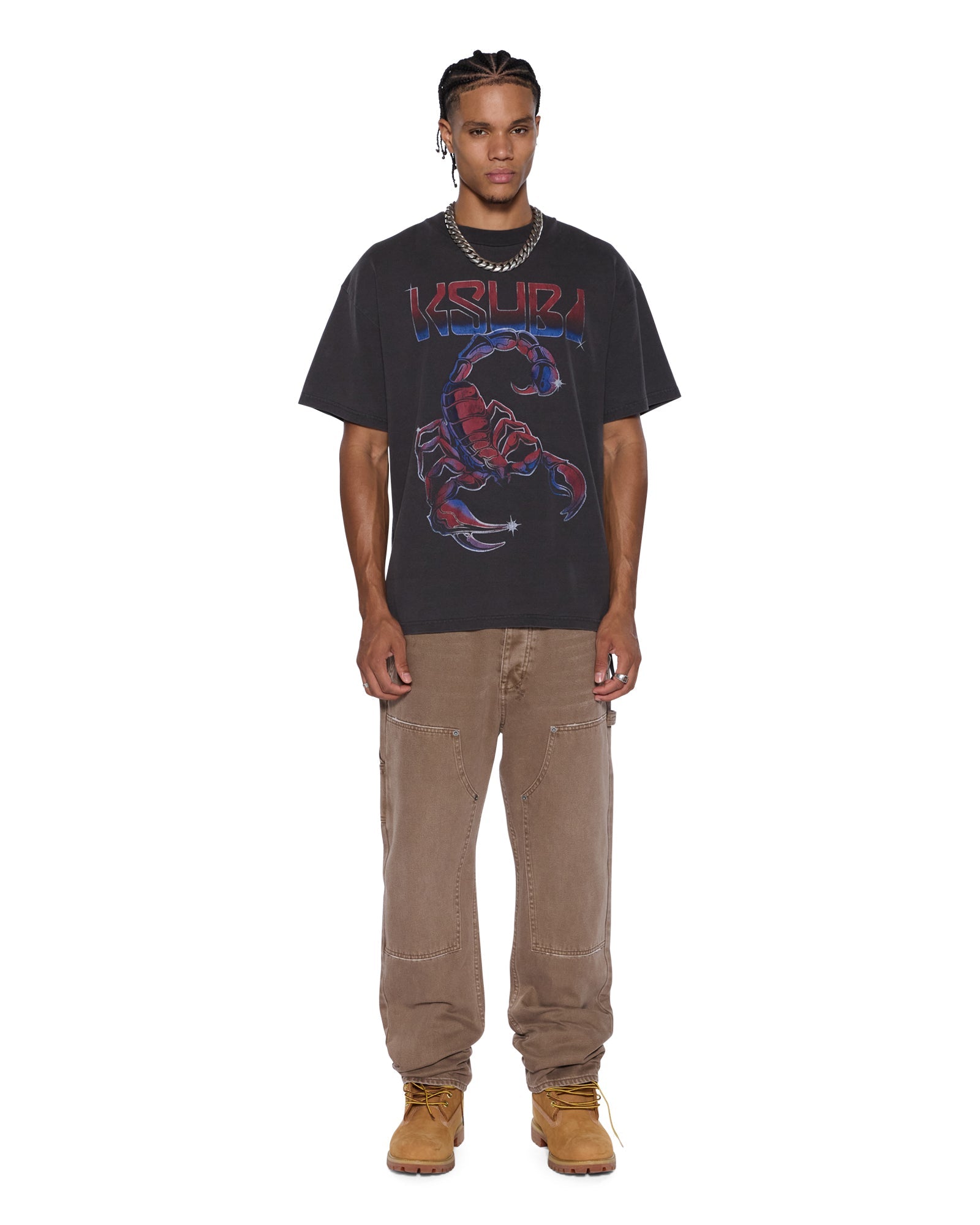 MENS  VENOM EKCESS SS TEE FADED BLACK OVERSIZED TEES
