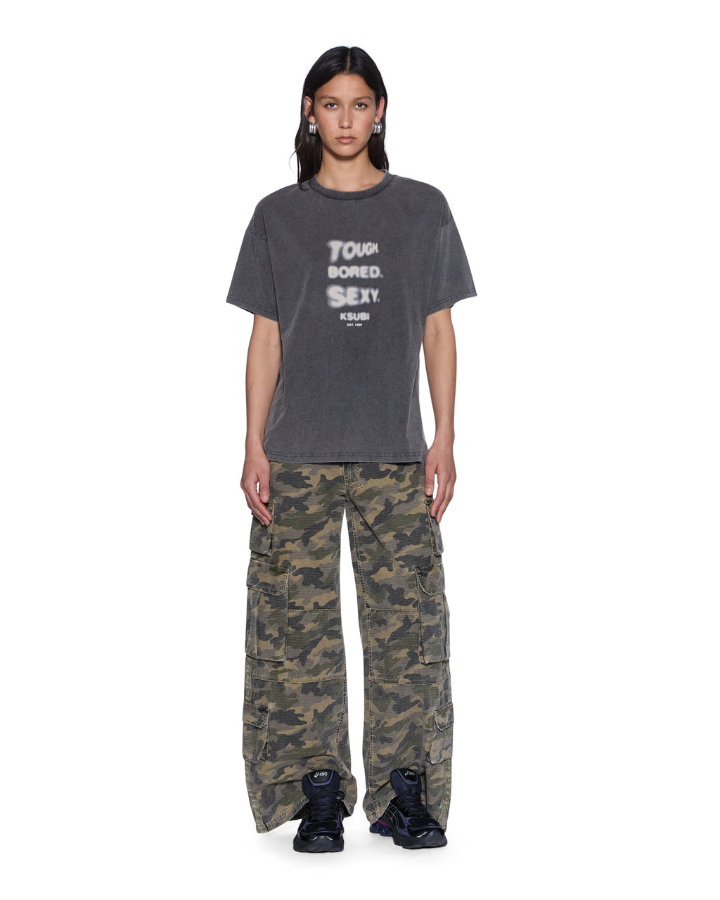 WOMENS TBS BLEACH OH G SS TEE SMOKE TEES