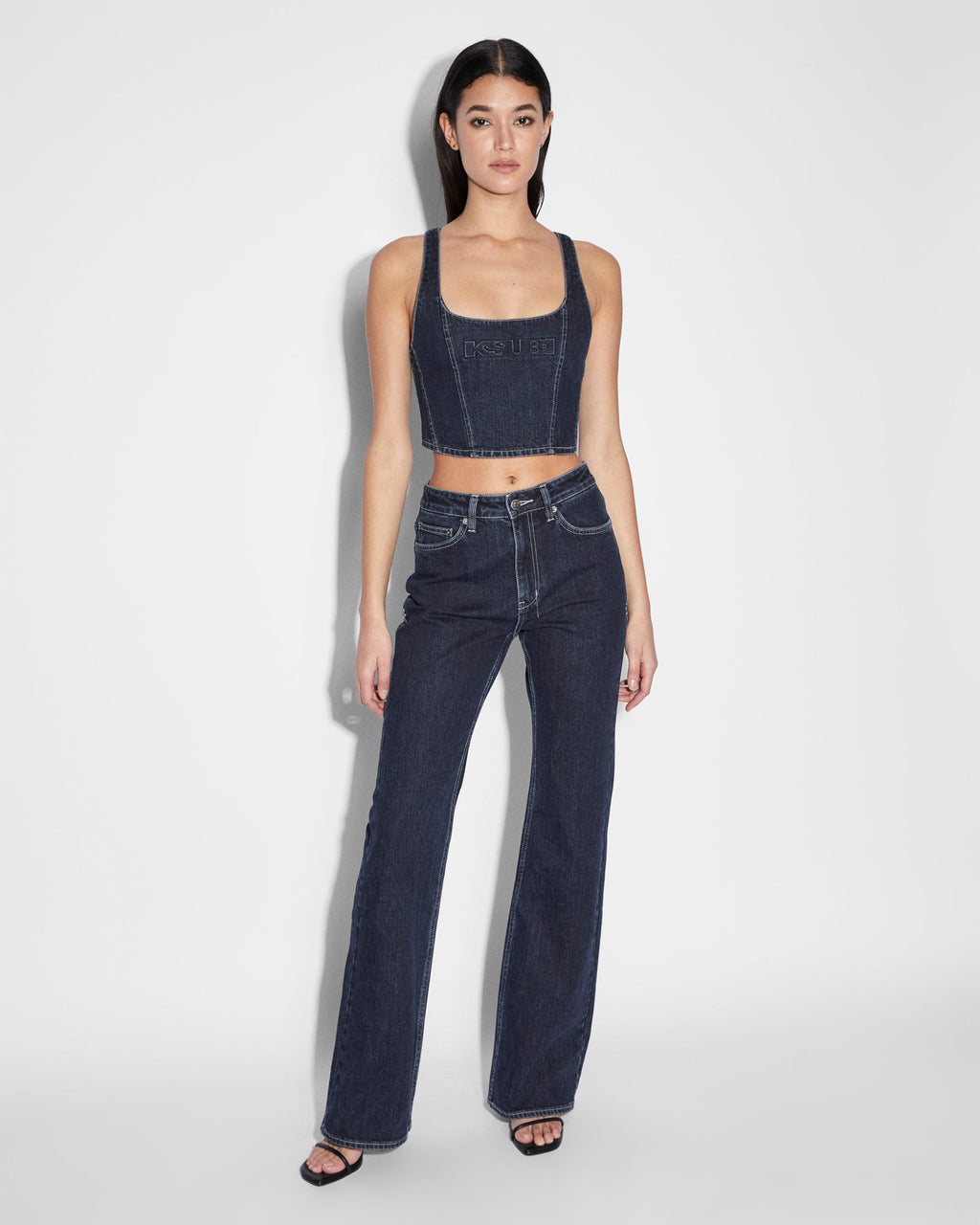 Womens Soho Obscura Flare Denim Jeans - Denim