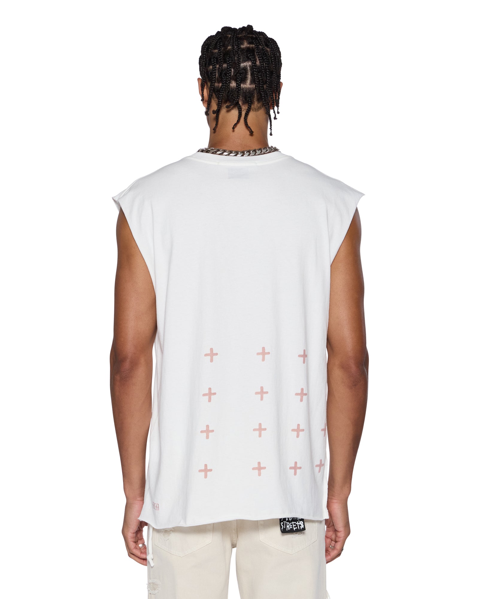 KSUBI Paradiso カットオフ Tシャツ Vintage White 送料込み Buy PARADISO CUT OFF TEE VINTAGE WHITE | Ksubi ++