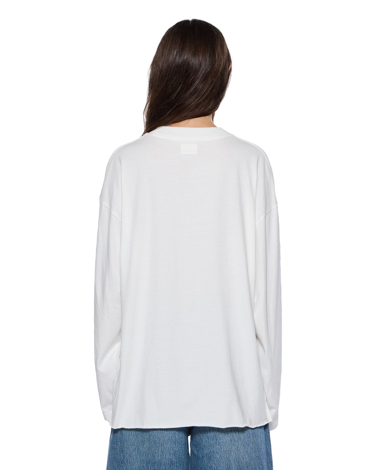 SOTT BOYFRIEND LS TEE VINTAGE WHITE