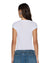WOMENS  STAPLE SS TEE WHITE SHEER FITTED TEES