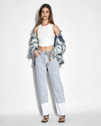 WOMENS BROOKLYN JEAN MUSE CUFFED DENIM JEANS