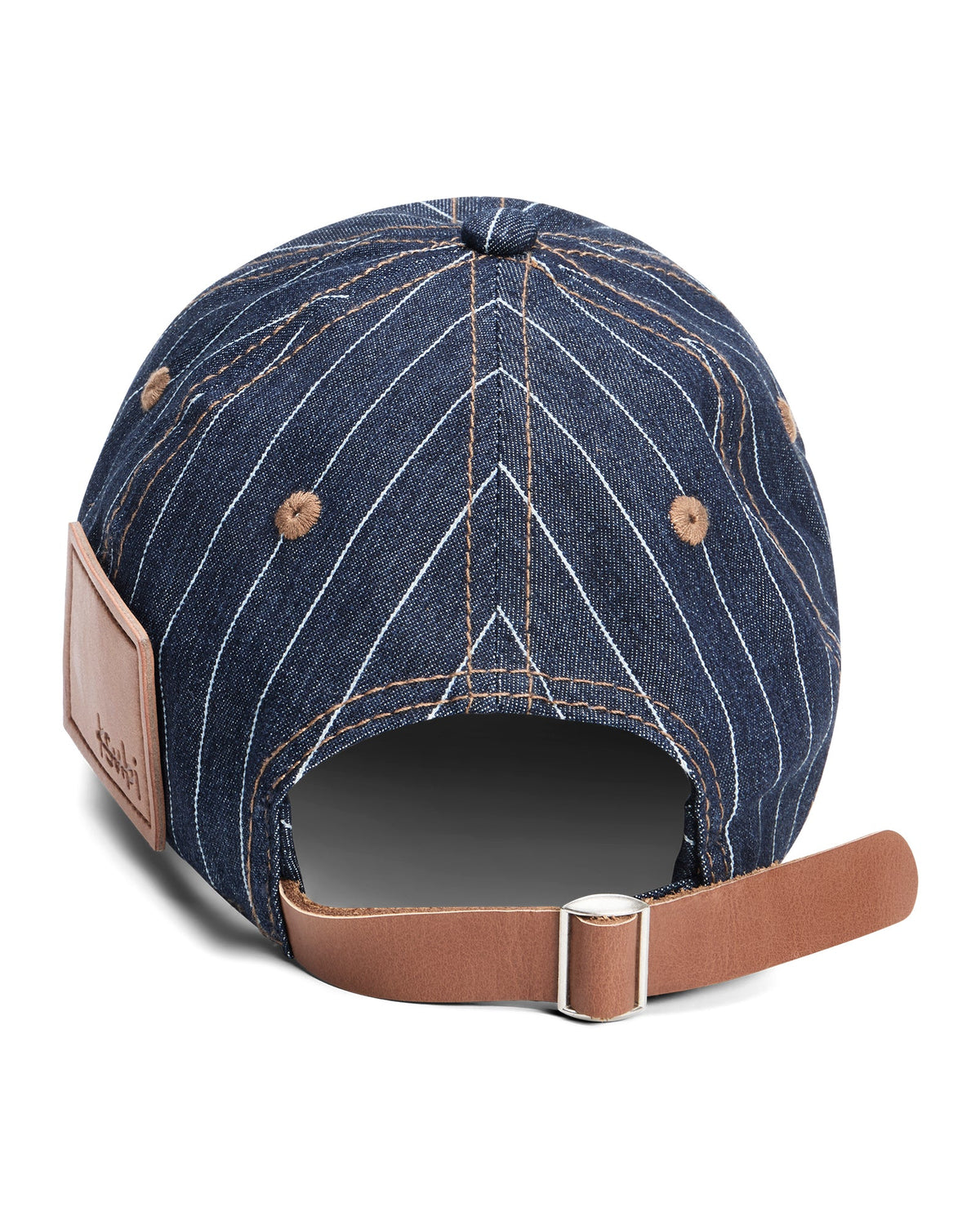 LDN RETRO CAP NAVY PINSTRIPE