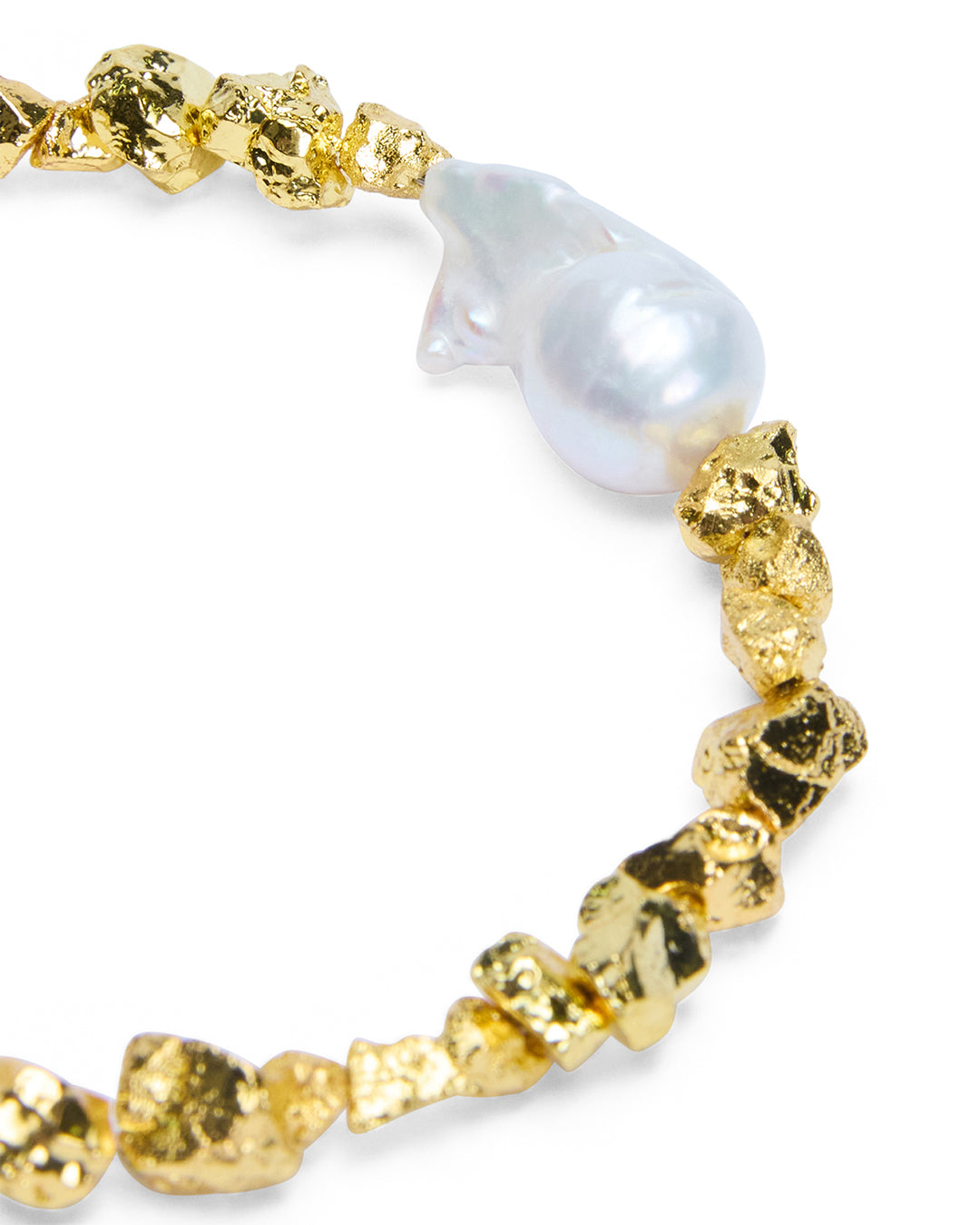  UNCUT GOLD BRCAELET JEWELLERY