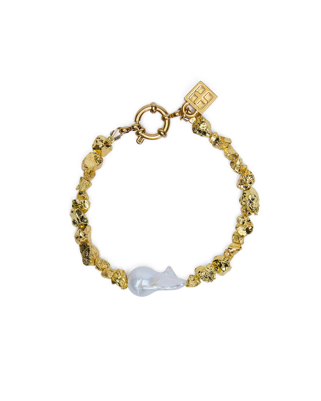  UNCUT GOLD BRCAELET JEWELLERY