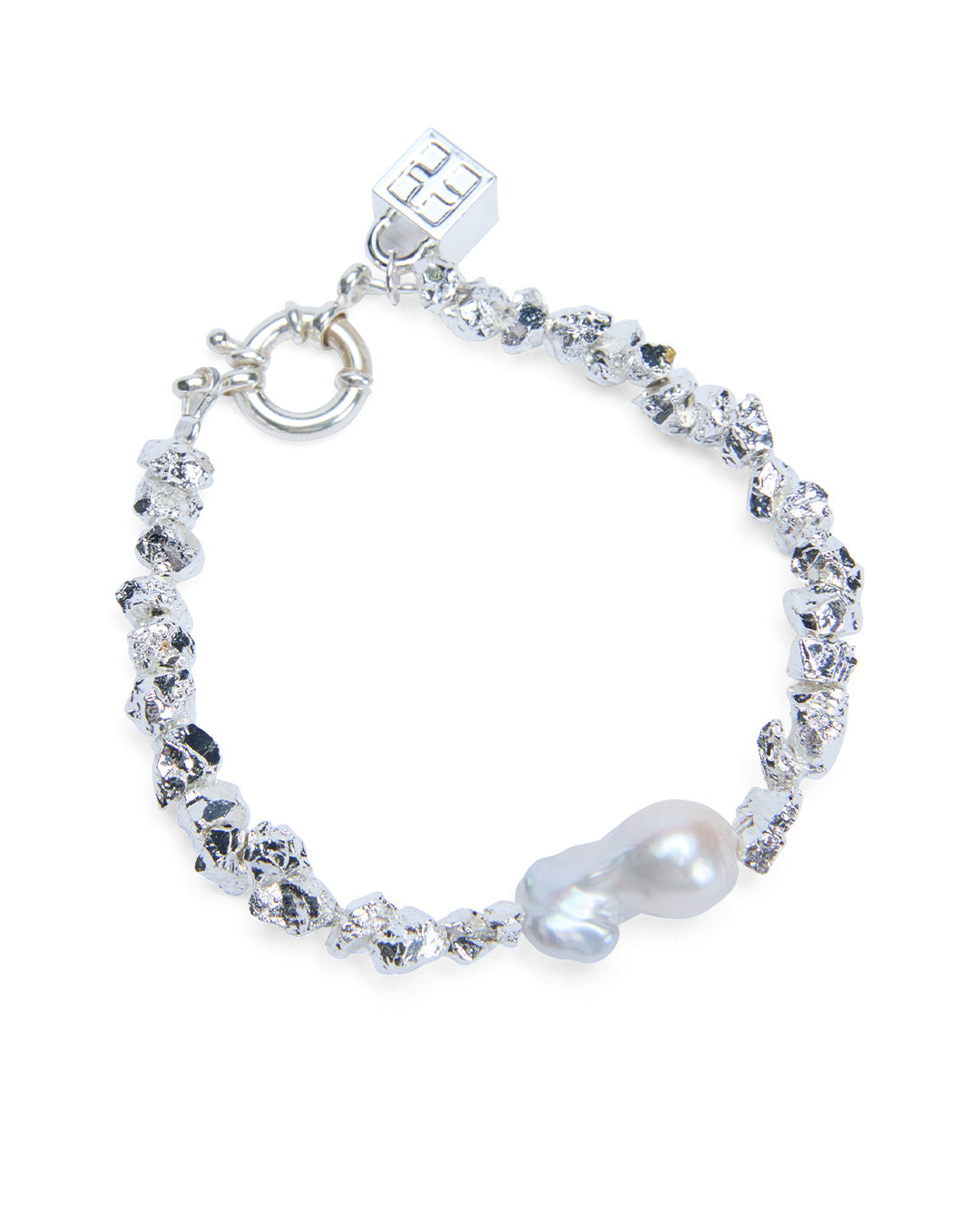  UNCUT SILVER BRACELET JEWELLERY