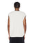 MENS  TURNCABLE KNIT VEST VINTAGE WHITE OVERSIZED KNITWEAR