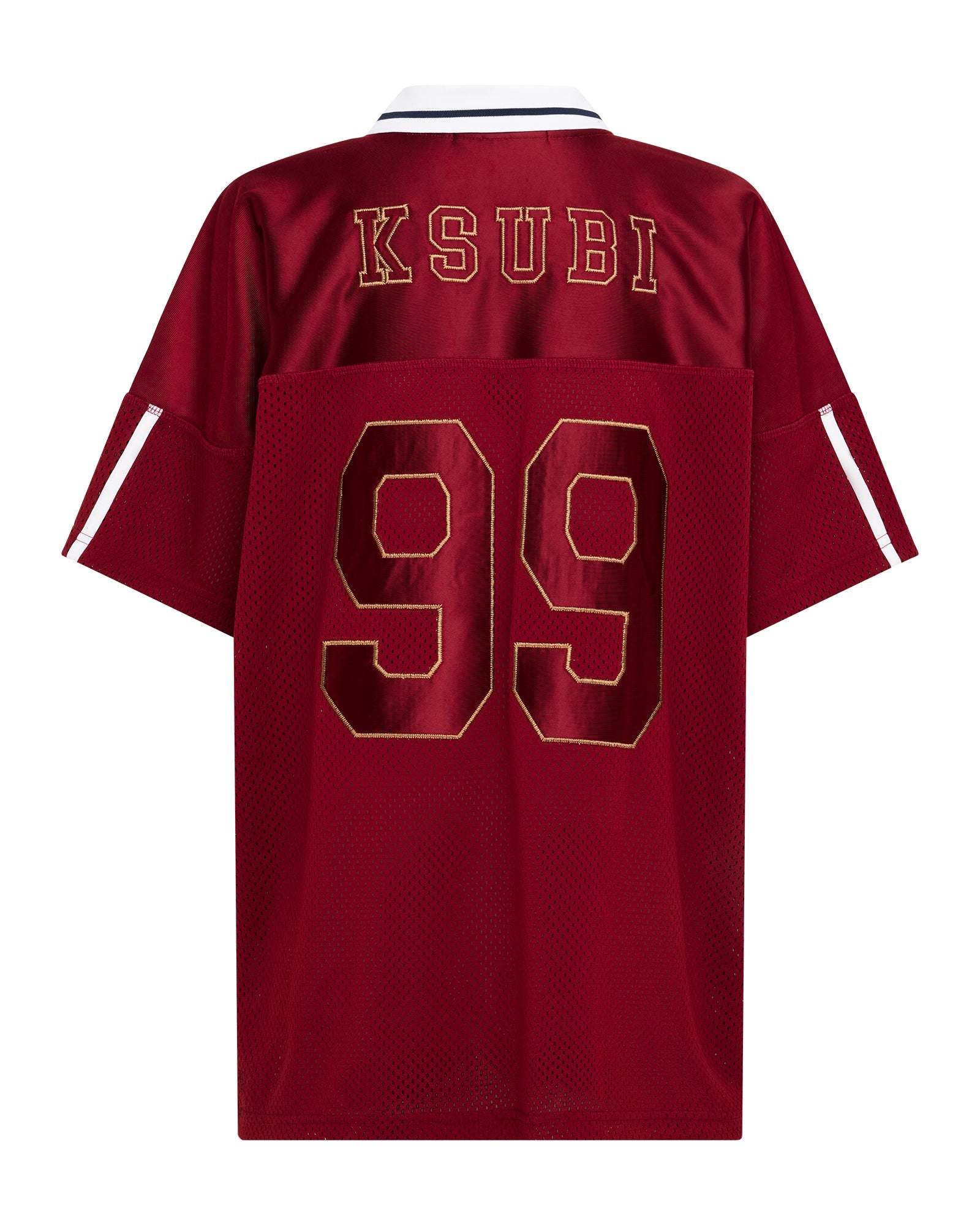 WOMENS  LDN BOYFRIEND SS JERSEY GARNET RELAXED FASHION TOPS