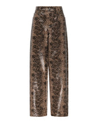 Womens Empire Pant Snakebite Straight Pants - Multi Colour