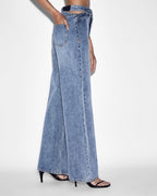 Womens Strider Dettached Jean Haven Wide Denim Jeans - Denim