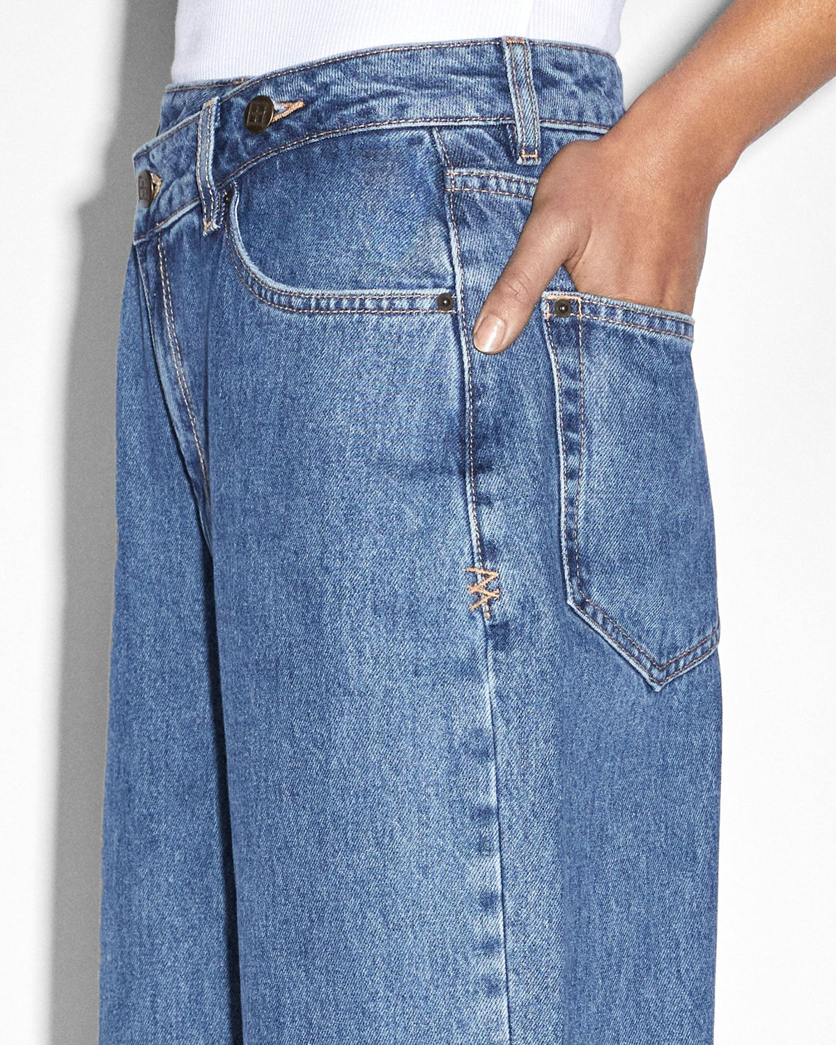 WOMENS RELAX JEAN HERITAGE DENIM JEANS