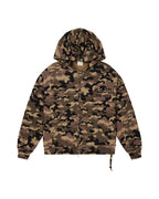 MENS ZIP THRU HALEN HOODIE CAMO FLEECE