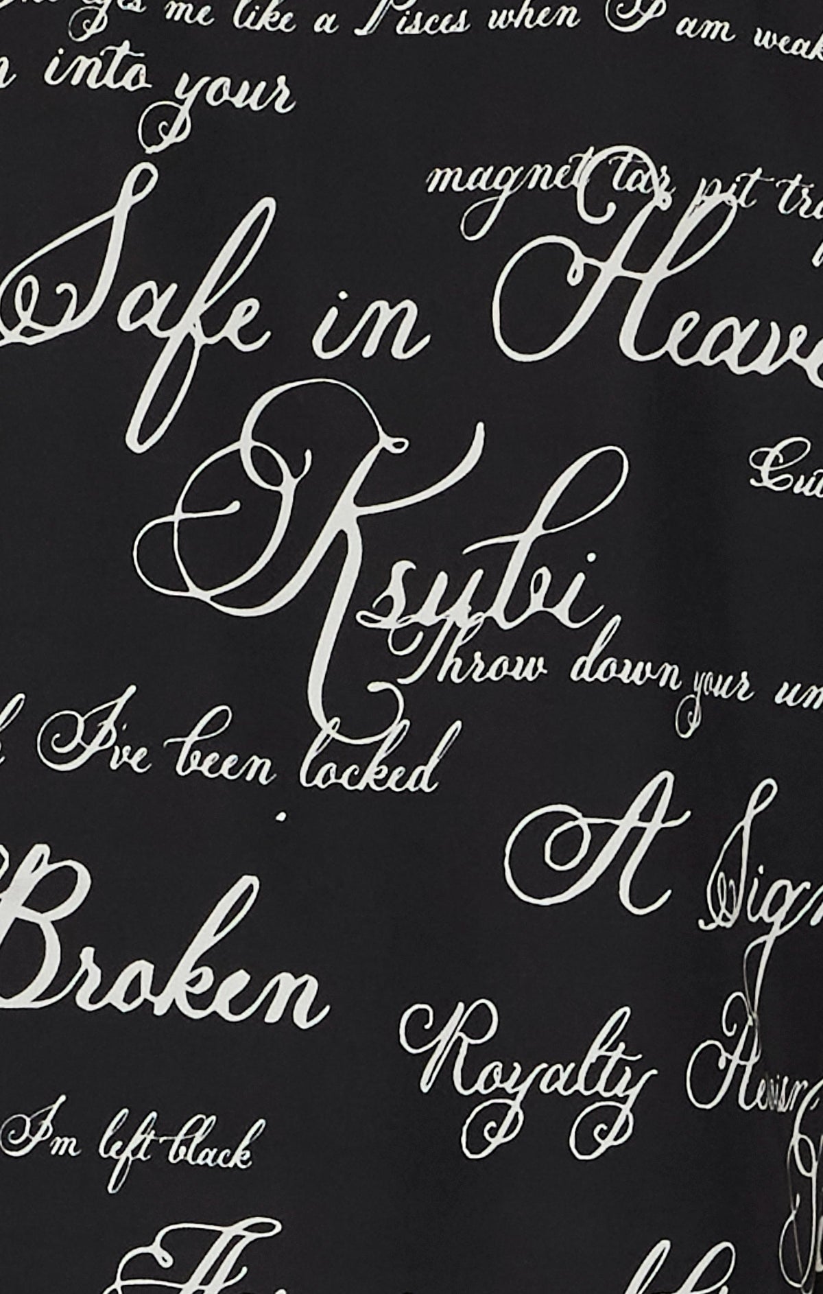 KURSED RESORT SS SHIRT BLACK