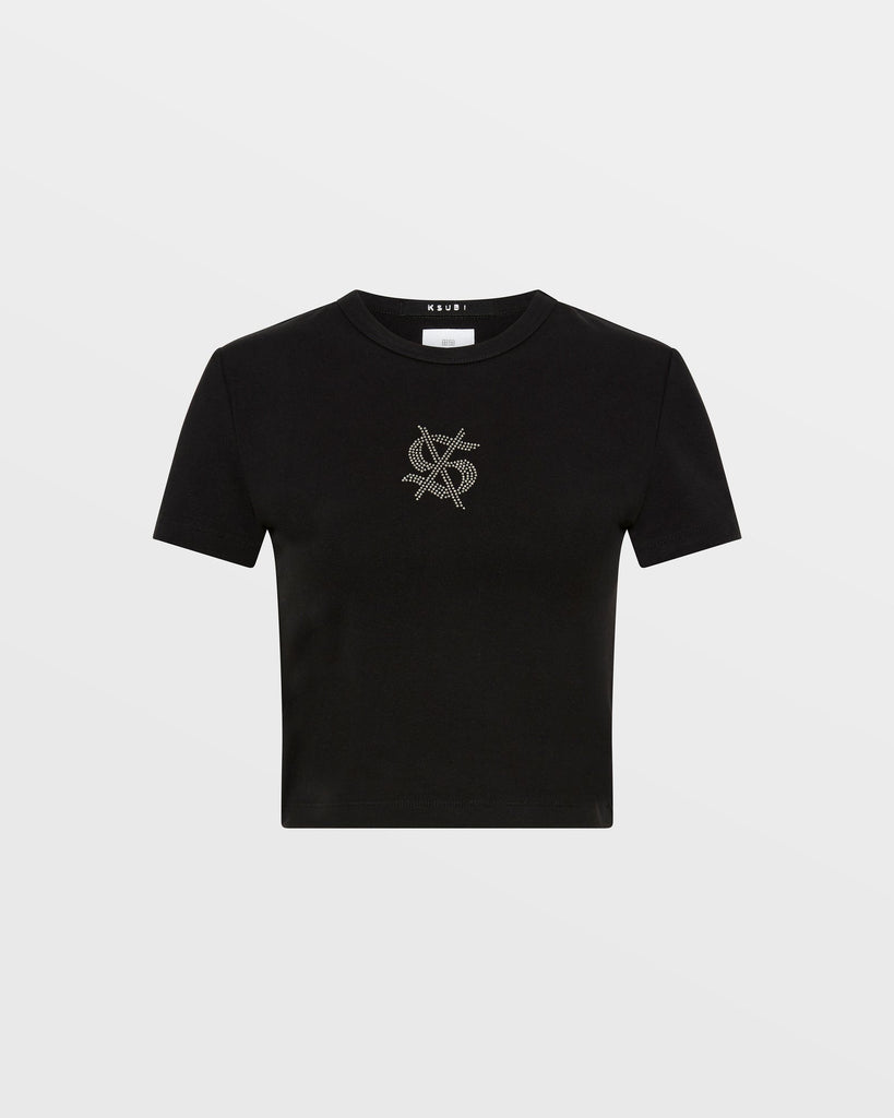 RITZY BABY SS TEE BLACK