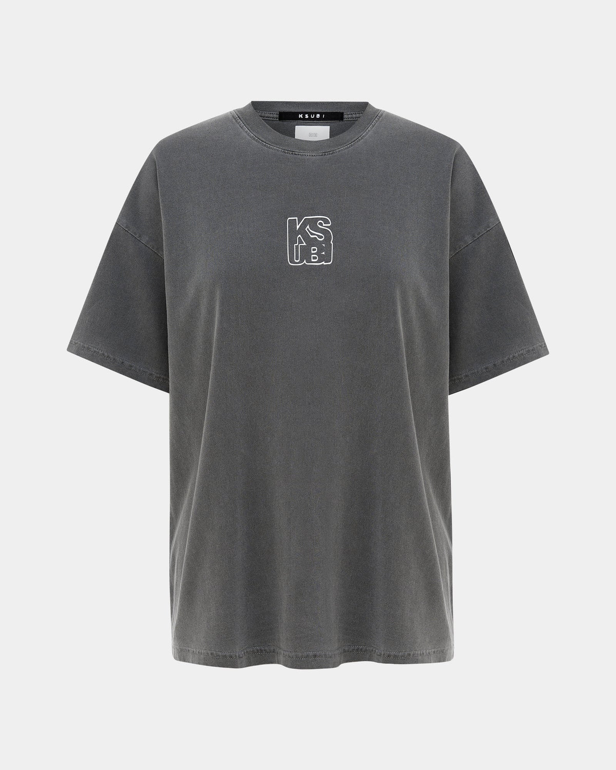 STACKED OH G SS TEE CHARCOAL